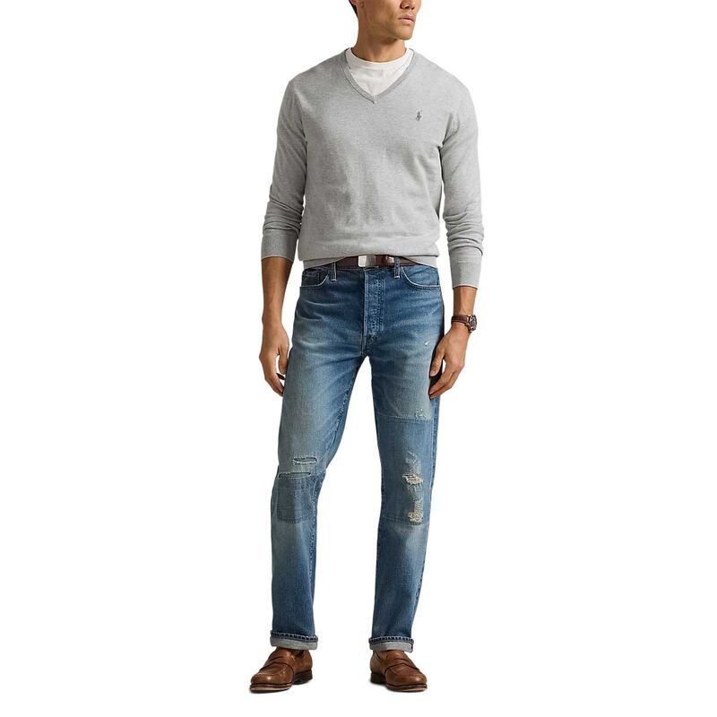 Polo Ralph Lauren Slim Fit Cotton V-Neck Sweater image number 3